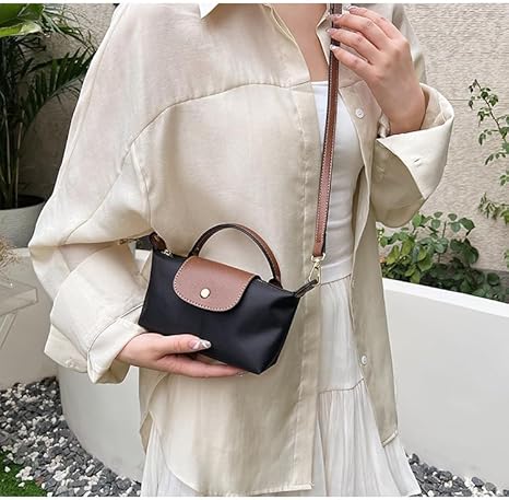 Générique Women's Colorblock Mini Crossbody Bag,Solid Color Square Handbag,Fashion Shoulder Bag wiht Adjustable Strap - Nail Gallerys