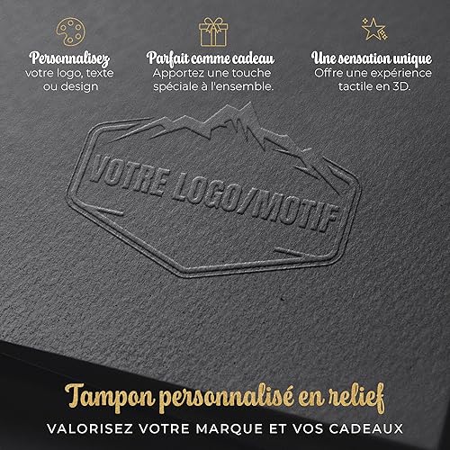 JUST REFINE® Embosseur personnalisé avec votre design – Pince à gaufrer pour papier, idéale pour cadeaux et marketing d’entreprise – Disponible en exclusivité - Nail Gallerys