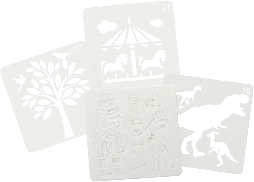 JOLLY Pochoir pour aérographe, 13 x 13 - Nail Gallerys