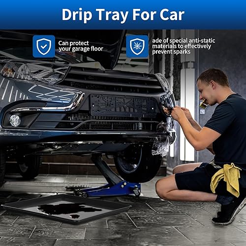 Teodute 3 Pièces Tapis de Sol Pour Réfrigérateur, 90x60cm Mini Tapis de Réfrigérateur, Utilisation Polyvalente Bac D'égouttement (Noir) - Nail Gallerys