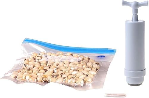 GUMEI Manuel Sac à Vide Pompe à Air d'aspiration Joint Alimentaire Poche de Rangement Pompe à Compression Outil Utilitaire à Utiliser - Nail Gallerys