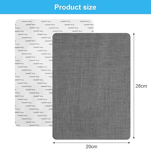 APOMOONS 4 pièces Patch Tissu Autocollant Reparation, 20x28cm Gris Foncé Patch en Tissu de Lin Auto-adhésif, Patch Réparation Canapé Tissu pour Canapé, Rembourrage, Meubles, Sièges de voiture - Nail Gallerys
