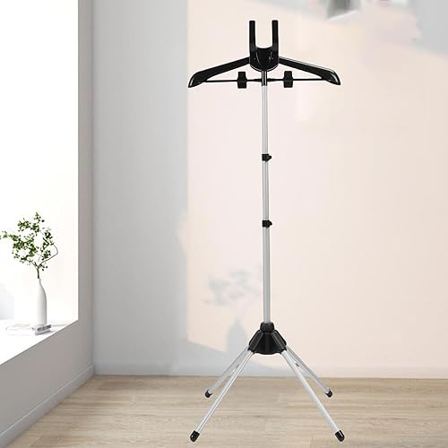 Bewinner Cintre de Vêtements pour Vêtements de Vapeur - Support de Repliage Pliable multitifonctionnalité, Porte-vêtements à Vapeur Réglable à la Hauteur pour Voyages à Domicile (Type 2) - Nail Gallerys
