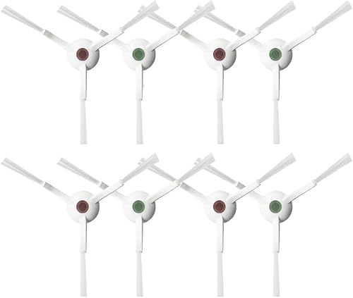 Lot de 8 brosses latérales Ecovacs pour X1 Series Pro et Omni pour un nettoyage en profondeur de la maison - Nail Gallerys