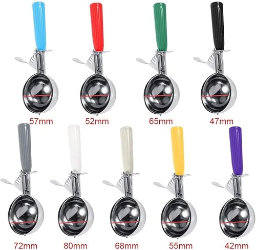 Yosoo Cuillère À Crème Glacée en Acier Inoxydable Cuillères Aux Fruits Et Légumes Outil Gadget De Cuisine Café 9 Tailles (Taille : 6.8cm) - Nail Gallerys