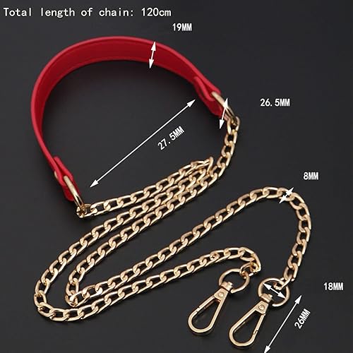 2 Pièces Chaîne de Sac à Main, Chaîne de Remplacement pour Sac à Main, 120cm Sac à Bandoulière Chaîne, pour Les Sacs à Main - Nail Gallerys