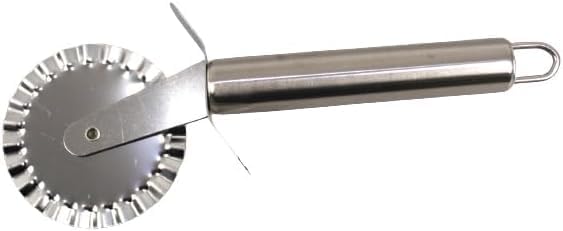 PARENCE - Roulette Cannelées à Pâtisseri Lame Unique 6,5 cm de Diamètre - Coupe-Pâte Précise et Ergonomique (19 cm) - Coupe Ravioli Fabrication de Dentelle - Nail Gallerys