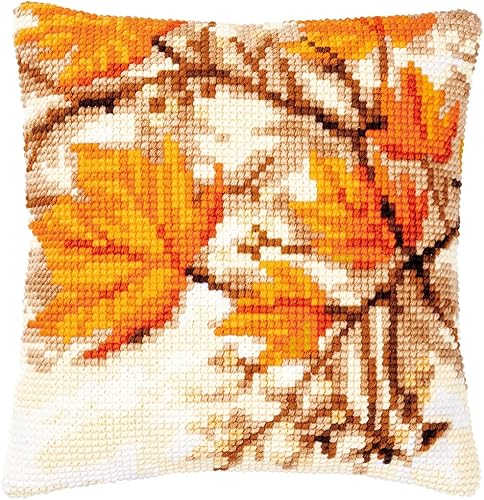 Vervaco, Kit Coussin Point De Croix, Hérisson Et baies, Multi-Couleurs - Nail Gallerys