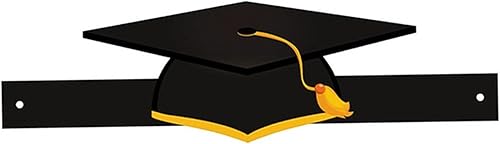 HINAYOSAN Lot de 10 chapeaux de remise de diplôme en papier avec pompons faciles à assembler pour cérémonies scolaires et célébrations - Nail Gallerys