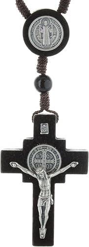 Palais du Rosaire Chapelet dizainier de Saint Benoit en bois - Chapelet dizainier - Culte Chrétien en Bois - Nail Gallerys