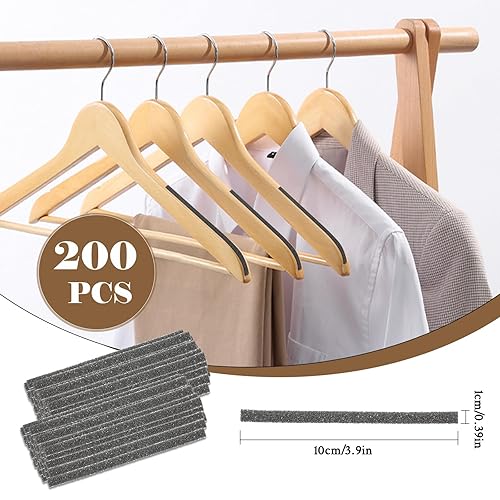 Lot de 200 bandes en mousse avec adhésif pour cintres - Bandes antidérapantes en mousse auto-adhésives (10 x 1 cm) - Nail Gallerys