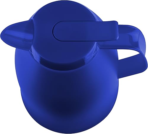 Emsa 514504 MAMBO Pichet isotherme, fermeture Quick Tip 1 Litre, (L x B x H): 17,2 x 14,5 x 21,5 cm, anthracite - Nail Gallerys