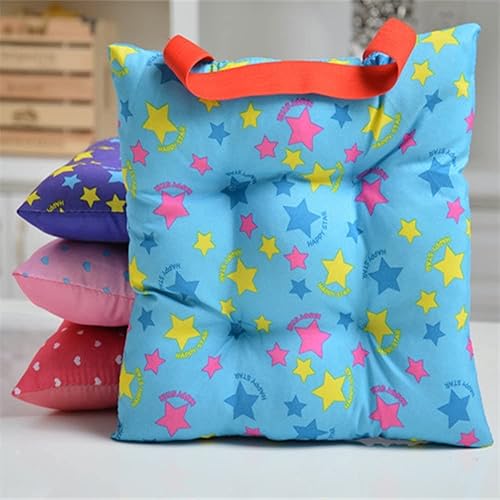 CZ Coussin de chaise tendance pour enfants, couleurs bonbon, pour salle à manger, jardin, jardin d'enfants, 27 x 27 cm - Nail Gallerys