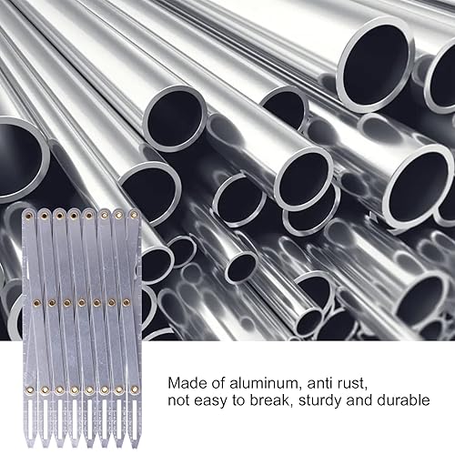 Jauge de Couture en Aluminium, Outil Multifonctionnel à Longueur Réglable pour la Couture à la Main, Mesurer le Pli, le Pli, le Gâteau, le Placement de Bougies, les Loisirs, - Nail Gallerys