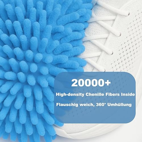 ANYUNKEY Lot de 2 sacs de lavage pour chaussures, machine à laver, avec mousse de nettoyage à 360 °C, pour machine à laver et sèche-linge (blanc crème) - Nail Gallerys