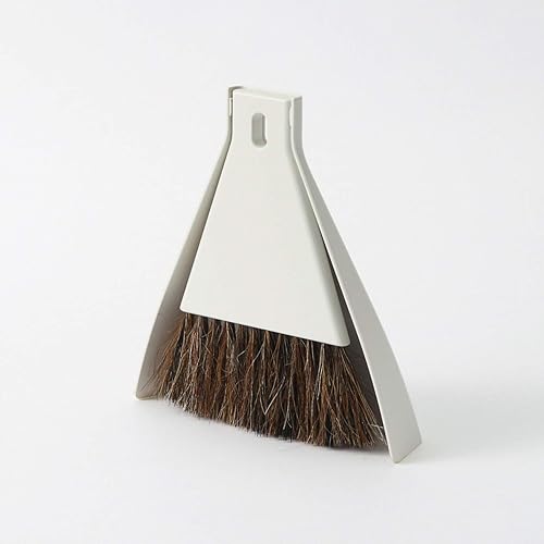 MUJI Mini Balai de Bureau avec Pelle à poussière, polypropylène - Nail Gallerys