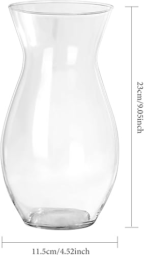 Verre Transparent, Petits vases, Vase Tulip, Verre de Vase à Fleurs Moderne,Verre pour décorations de Table, Mini vases, pour Le Mariage, l'anniversaire, la Famille, Le Bureau - Nail Gallerys