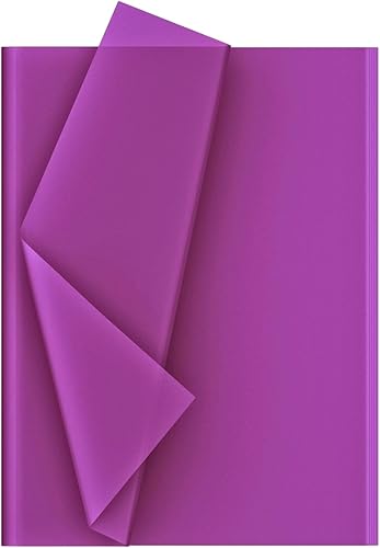 Creavvee Lot de 30 feuilles de papier de soie pour découpage Violet/violet 50 x 70 cm - Nail Gallerys