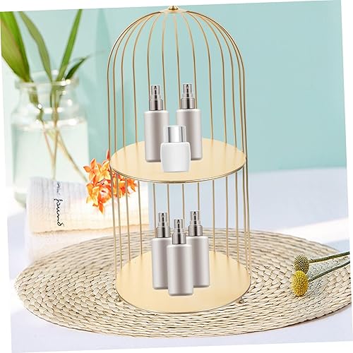 Cabilock Gâteau Dessert Stand Gâteau De Mariage Stand Cage À Oiseaux Maquillage Stand Décoratif Maquillage Stand Dessert Fournir Décoratif Désert Titulaires Décoratif Cosmétique Titulaire - Nail Gallerys