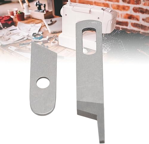 Jeu de Couteaux Supérieur et Inférieur pour Machine à Coudre, Remplacement pour Surjeteuse 14CG744 14CG754 14SH644 14SH654 14SH744, pour Viking Huskylock S15 Hobbylock 2.0 - Nail Gallerys