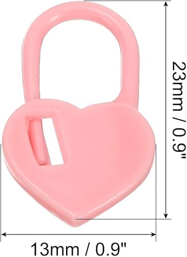 PATIKIL Marqueurs de Mailles en Crochet, Lot de 100 Marqueurs en Plastique Pour Aiguilles à Tricoter, Marqueurs de Mailles en Forme de Cœur Pour Couture, Crochet, Bricolage, Violet - Nail Gallerys