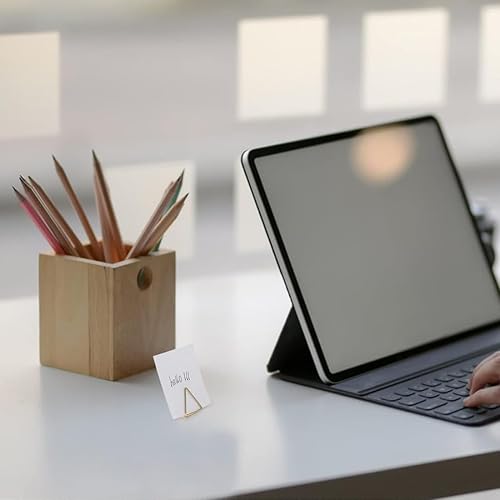 INGJIA 10 Pièces Porte-Cartes Triangle Place, Porte-Photos Clips de Support en Métal, Porte-Photos Dorés, Porte-Mémos, Porte-Cartes de Table pour Mariage Restaurants Décoration Porte-Cartes - Nail Gallerys