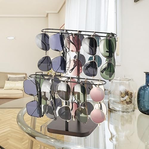 Gihioue Porte-Lunettes De Soleil,Range Lunettes Et Organisateur De Lunettes En Métal | De Bureau Décoratif Moderne Pour Chambre Bureau Salon - Nail Gallerys