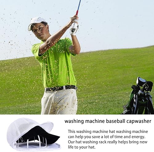 Rianpesn Casquette pour Machine À Laver, 2 Pièces Cages Lavage pour Casquettes Baseball, Support Protection pour Casquette Baseball pour Adulte Et Enfant - Nail Gallerys