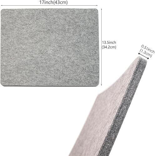 Supatmul Planche à Repasser en Laine - Tapis Repassage en Laine pour matelassage précision - 34,2x43x1,3 cm Tapis Repassage à Haute Température pour matelassage, Coutures et travaux manuels - Nail Gallerys