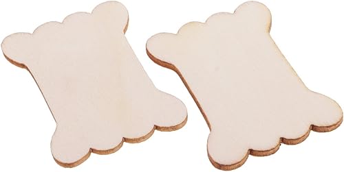 P Prettyia Lot de 100 Bobines Plates en Bois pour Organisateur de Bobine de Ficelle de Ruban de Fil Blanc - Nail Gallerys