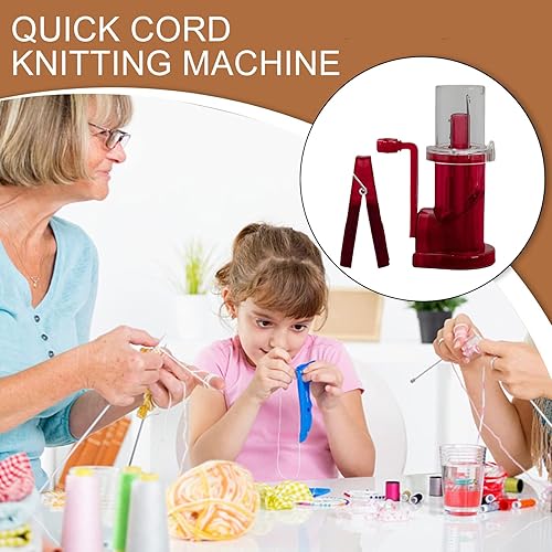 Machine À Tricoter Française, Machine À Tricoter Les Cordons, Machine Tresser Cordes Manivelle, Outil De Tricotage Domestique, Machine Tricoter Manuelle Bobine Fil, Mini Outil Couture Pour Bracelets - Nail Gallerys