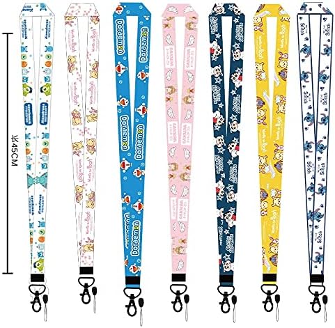 Lanyard Neck Strap Long, 6 Pieces Neck Lanyard for Key Neck ID Badge Card Holder, ID Card Holder, Mobile Mobile Phones Phone Cartoon Appearance - Nail Gallerys