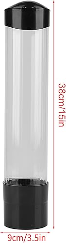 Porte-Gobelet en Plastique pour Plastique Jetable Tasse Porte-gobelet Bureau hôpital Home Tasse Distributeur de Gobelets(Noir) - Nail Gallerys