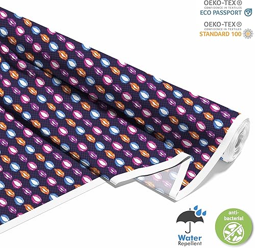 HEKO PANELS Oxford Tissu Imperméable Au Mètre Polyester De Couture D'ameublement Tissus Pour Mobilier Décorative Artisanat Rembourrage Sucettes 1 Mètre 155 x 100 cm - Nail Gallerys