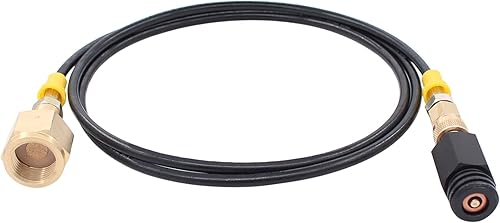 Doo Engy Adaptateur de réservoir de CO2 - Tuyau haute pression - Pour réservoir de CO2 Sodastream W21.8-14 DIN477 et la plupart des machines à soda - Nail Gallerys