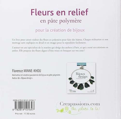 Fleurs en relief en pâte polymère pour la création de bijoux - Nail Gallerys