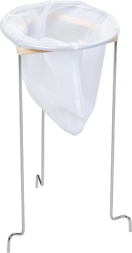 Tala Ensemble de Filtration pour Confiture en Noir – Sac en Nylon et Support en Fil Métallique pour Confiture Lisse et Sans Pépins, Réutilisable et Lavable, Cadeau Idéal - Nail Gallerys