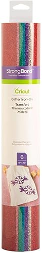 Cricut Échantillon de thermocollant pailleté, Clair de lune - Nail Gallerys