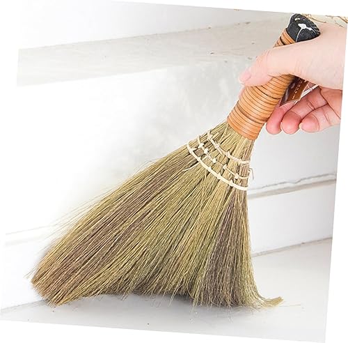 PACKOVE 2 Ensembles Balai À Poussière Domestique Cleaning Brush Goupillon Nettoyage Balais À Débris Balayeuses Bois Franc Bureau Balayette Balayage À Balai Balayeur De Paille 2 Pièces * 2 - Nail Gallerys