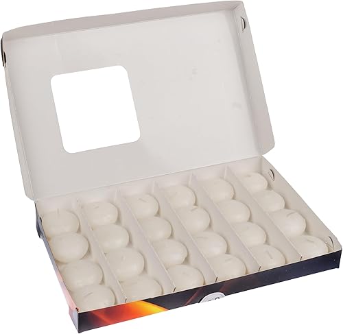 No:38 Lot de 24 bougies flottantes en cire blanche pour décoration, durée de combustion de 5 heures, bougie flottante pour piscine, spa, baignoire, mariage - Nail Gallerys