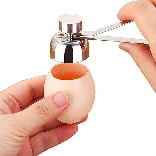 Ouvreur de Coquilles,Oeuf Topper en Acier Inoxydable Opener Bouilli Oeuf Cru Ouvert Ciseaux Petit-déjeuner Coquille Séparateur Remover Outil pour Durs à la Coque - Nail Gallerys