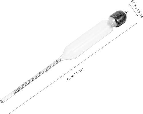 STOBAZA Hydromètre Lactomètre pour Lait Densimètre Verre Robuste Échelle pour Tests de Qualité Lait pour Cuisine Artisanat - Nail Gallerys