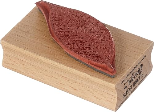 Florilèges Design FD214045 Tampon Scrapbooking Feuille Légère Beige 7 x 4 x 2,5 cm - Nail Gallerys