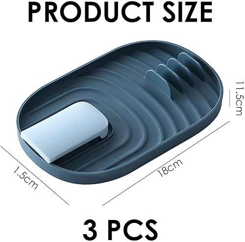 DHSBGWSX Lot de 3 étagères de rangement pour couvercles de casseroles, de cuisine, de plan de travail, de cuillères et de baguettes - Nail Gallerys