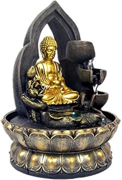 Fontaine de Statue de Bouddha, Fontaine d'eau de Table d'intérieur, Fontaine Zen pour la Maison, Bureau, Bureau, décoration de Chambre - Nail Gallerys