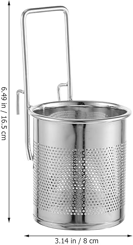 1Pc Hot Pot Crochet À Travers Le Filet Passoire En Maille Passoire En Maille Conteneurs Carré Hot Pot Écumoire Panier À Pâtes Avec Pot Chips Panier À Frire Poêle Riz En - Nail Gallerys