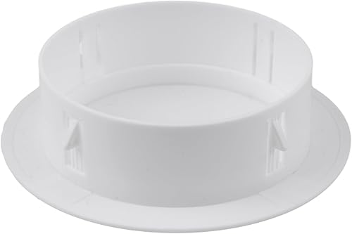 Niceminiwall Cache-trou mural décoratif en plastique blanc facile à installer (70 mm) - Nail Gallerys