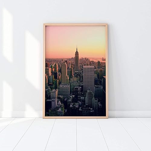 Golden Posters Poster photo New York Skyline - (70 x 50 cm) - Nail Gallerys