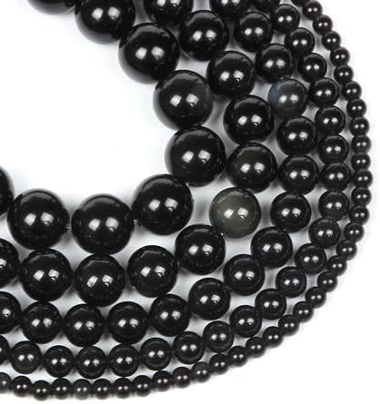 PIERRETOILES Fil de perles environ 40 cm DIY, Fabrication de Bracelet Loisirs Créatif Kit de Fabrication Bijoux Perles naturelles (amethyste 8 mm) - Nail Gallerys