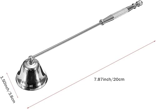 Helweet Éteignoir à Bougie, Bougie Extincteur, Eteindre Bougie Cloche, Bougie Couverture, Éteignoir Bougie en Forme de Cloche avec Long Manche, pour Éteindre la Flamme de la Bougie en Toute Sécurité - Nail Gallerys